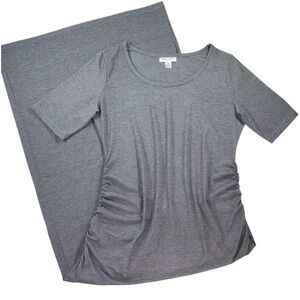 Motherhood Maternity Ruched Maxi Dress Size Large